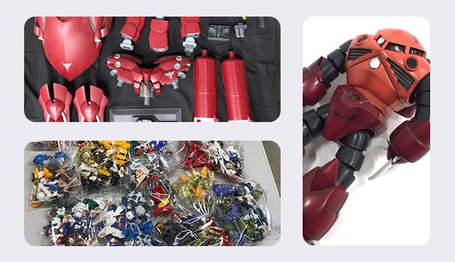 組立済みガンプラ