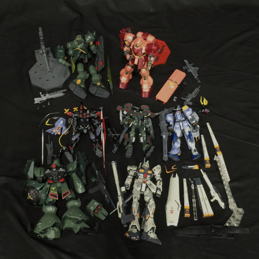 機動戦士ガンダムUC フル・フロンタル専用 ギラドーガ 他 vガンダム 等 プラモデル 組立品 まとめ セット